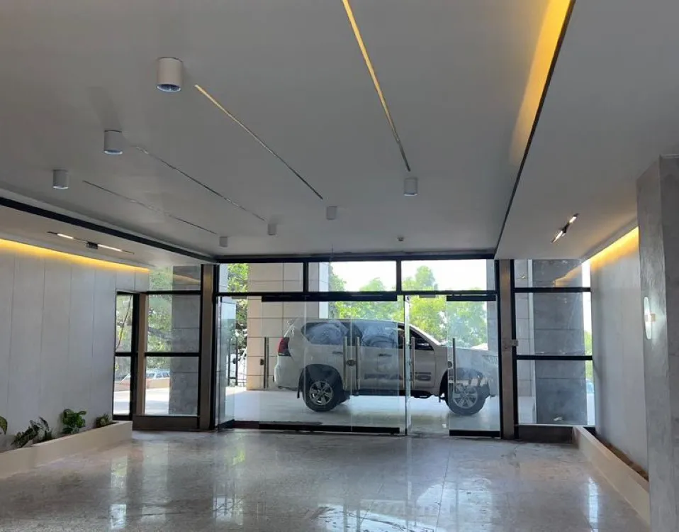 Ground floor entrance (now)