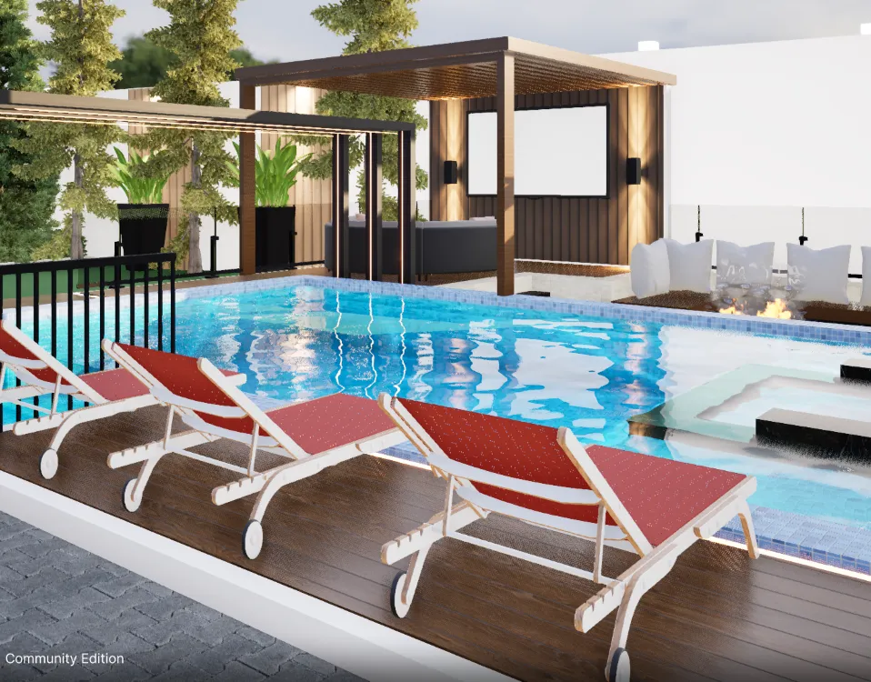 pool area