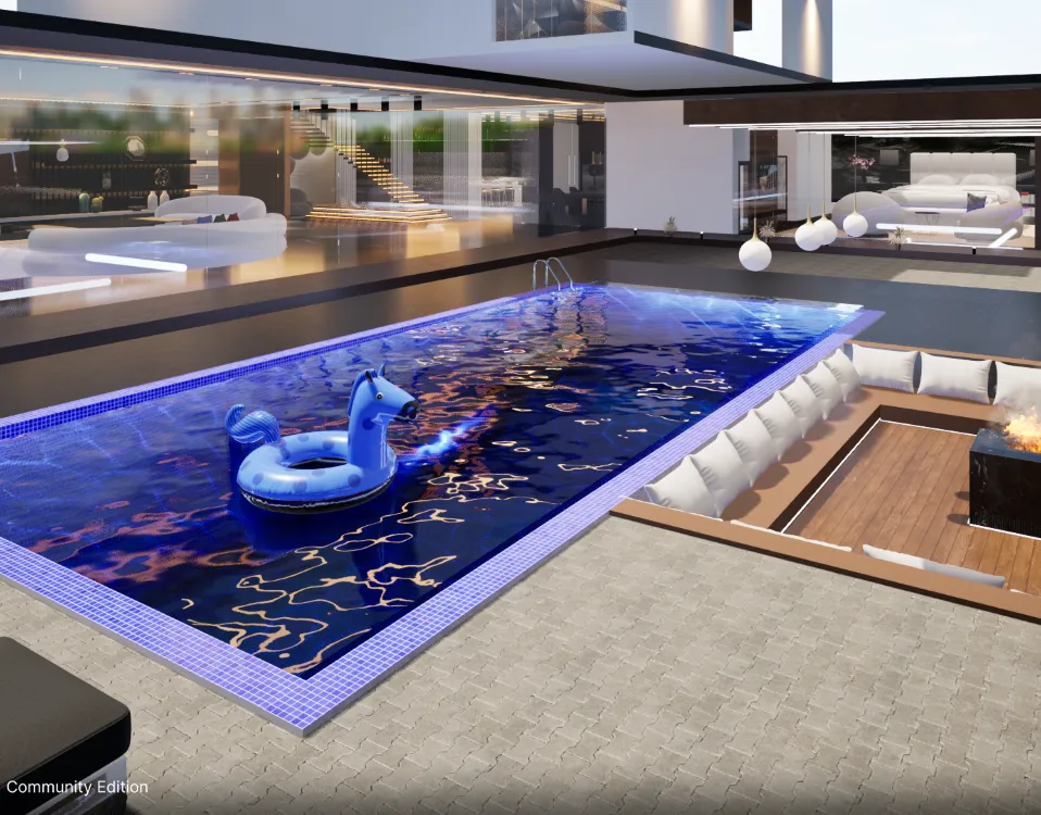 pool deck