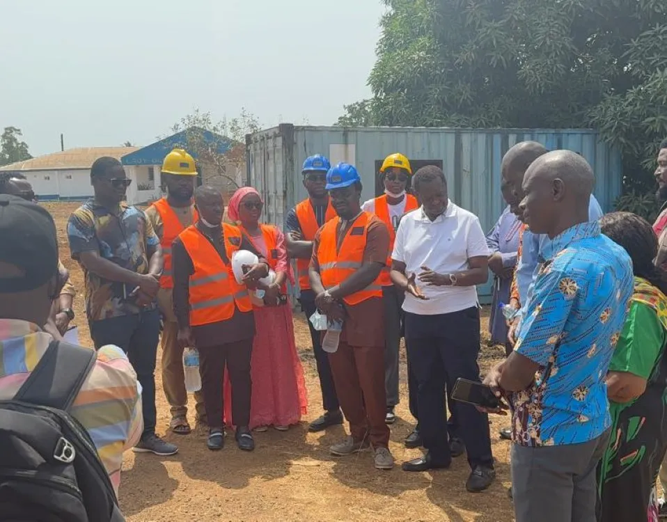 site handing over with deputy minister of health, members of postgraduate college council, IPAUO representatives and SAT staff
