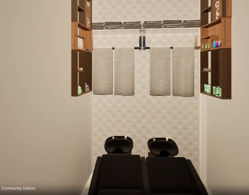 wash area
